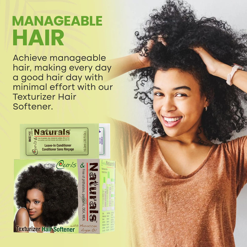 Curls & Naturals aplicación fácil para una rutina rápida.