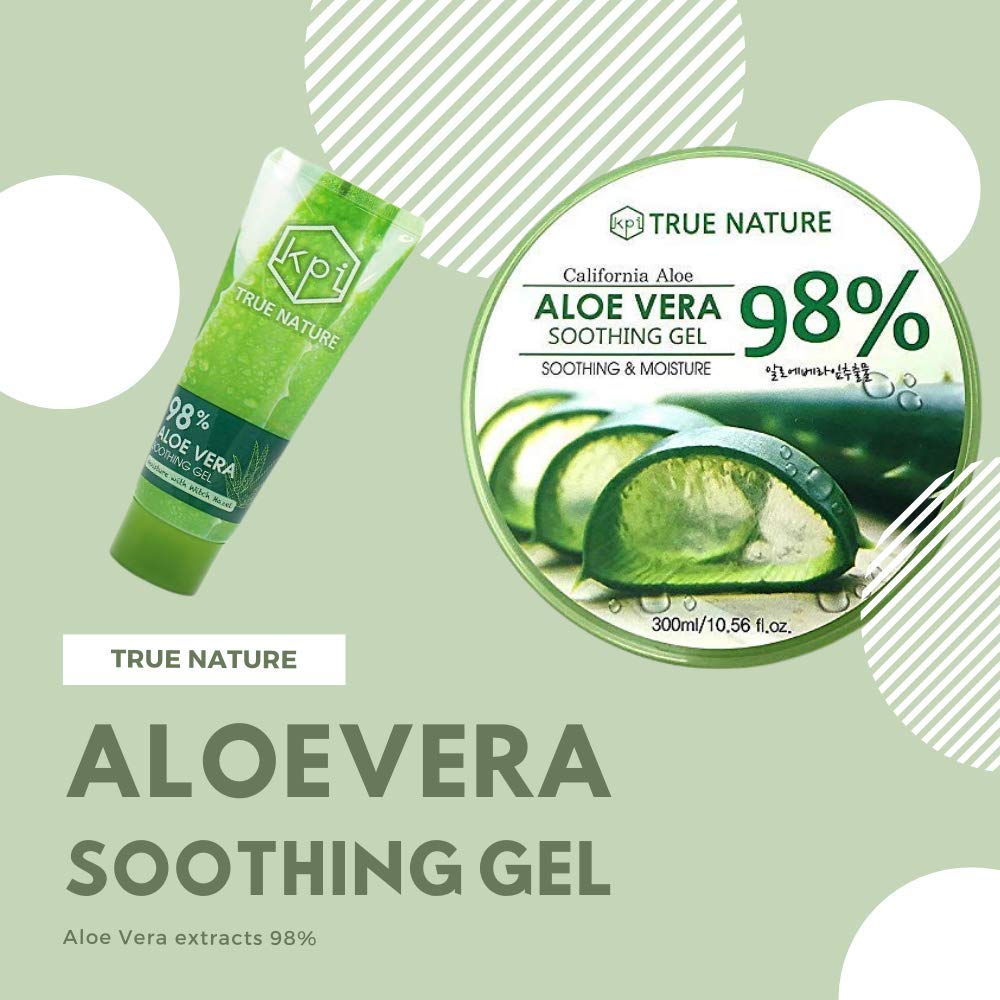 CUROFIT Aloe Gel hecho en Corea con fórmula suave.