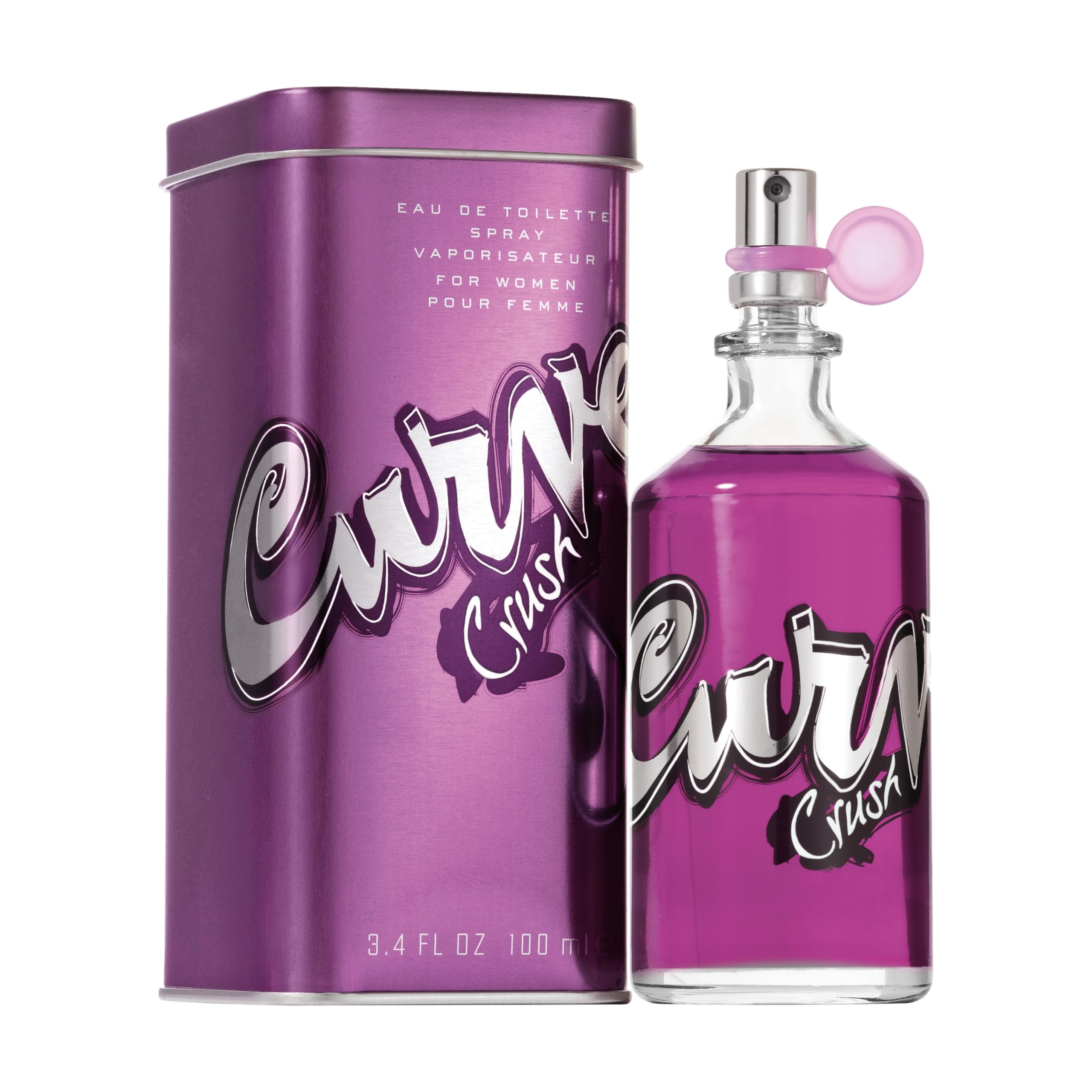 Curve Crush: botella de perfume lista para uso diario.