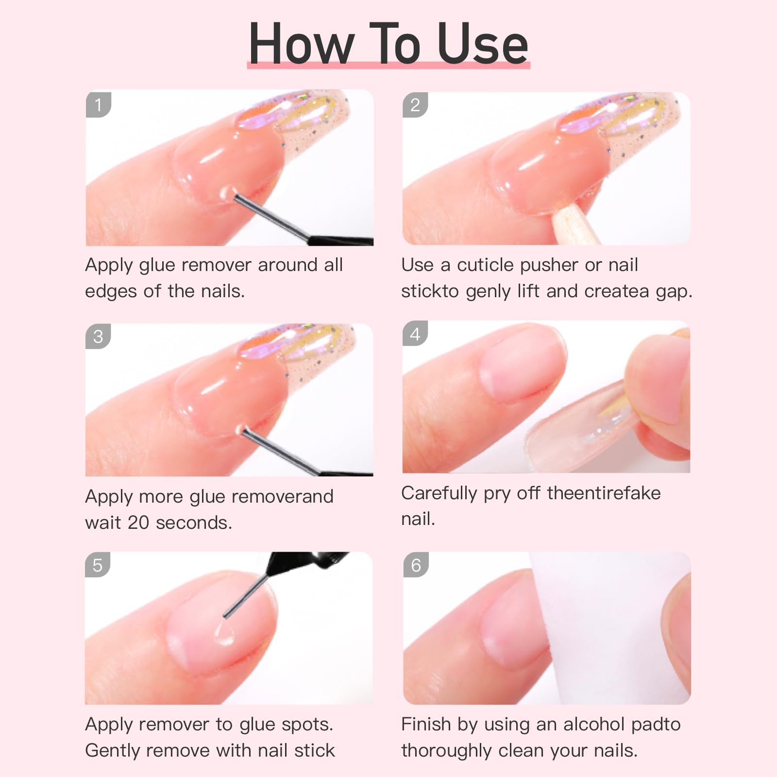 Curvlife kit de uñas postizas todo en uno ofrece una solución completa para aplicar.