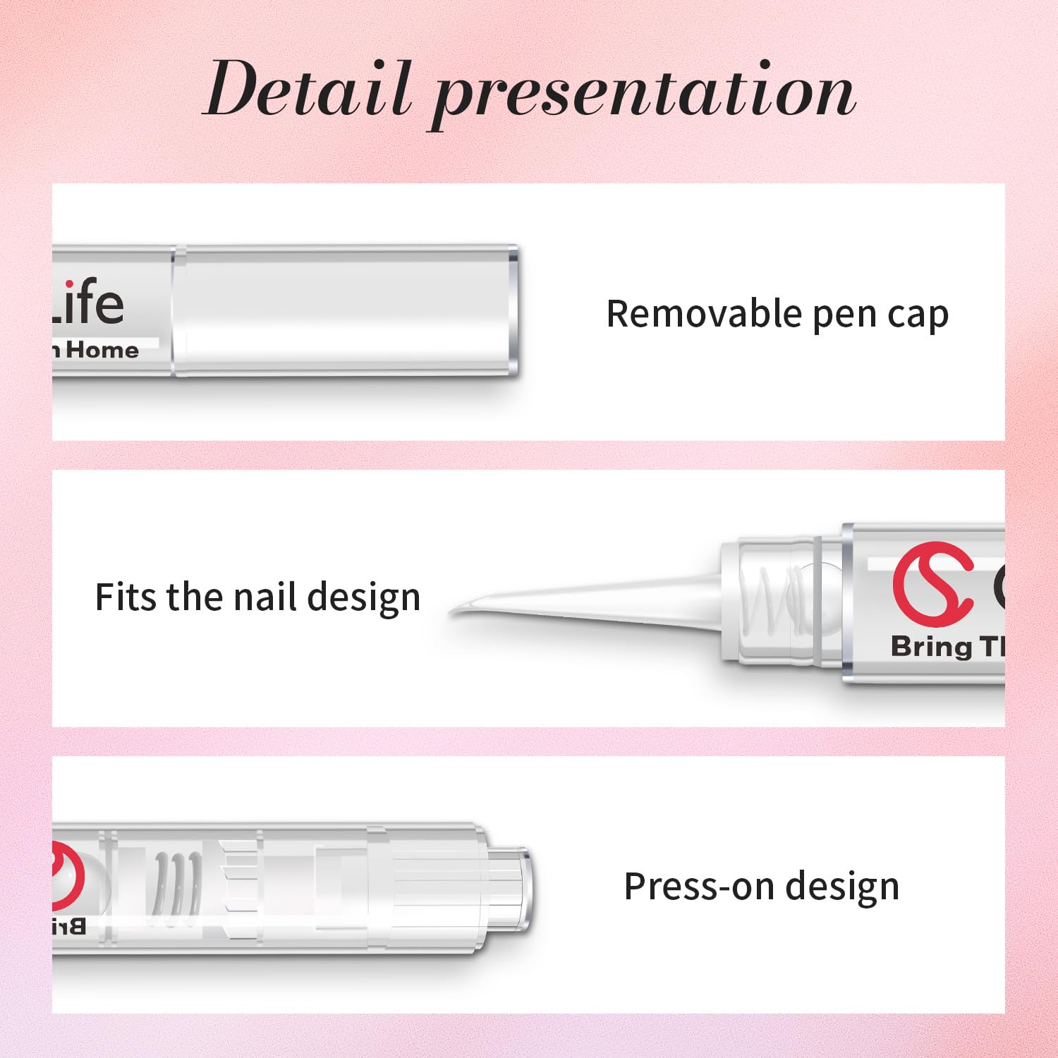 Curvlife retirada suave de uñas postizas sin residuos dañinos.