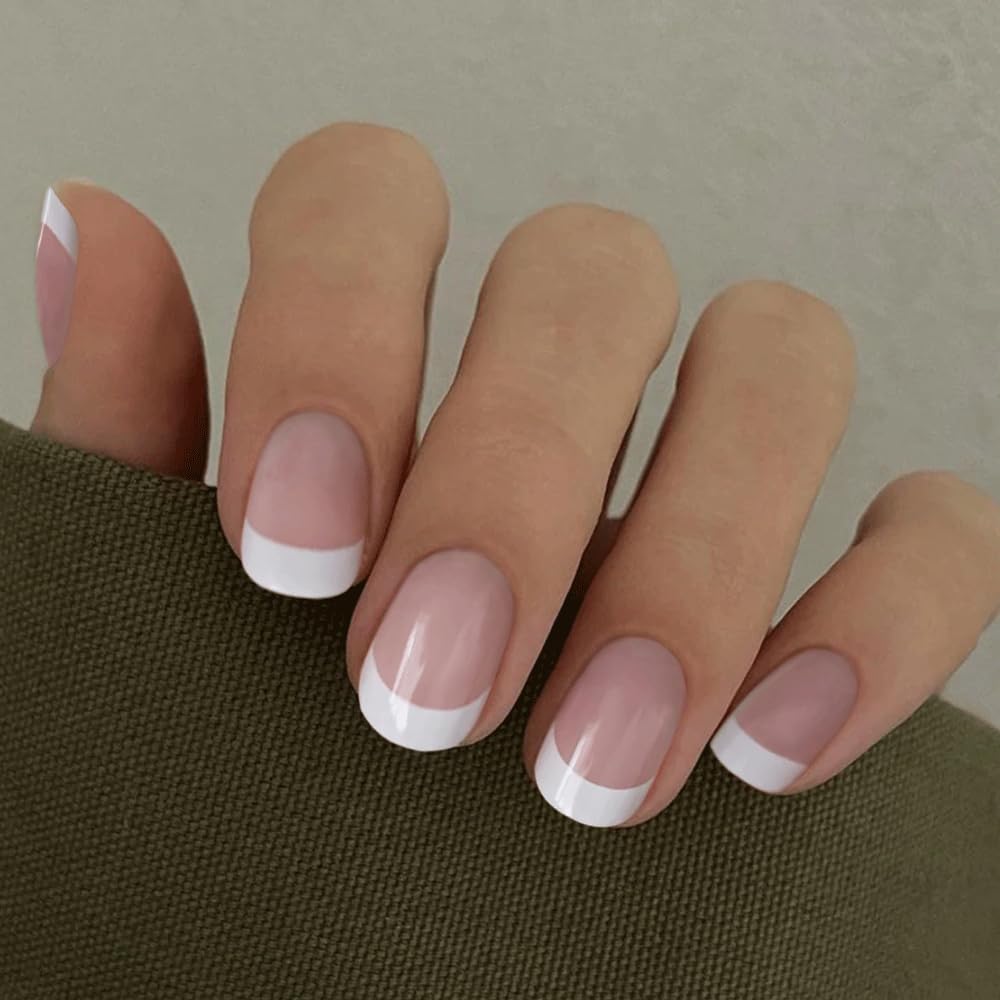 Curvlife Uñas Diseño Albaricoque Brillo Nude, acabado elegante para ocasiones especiales.