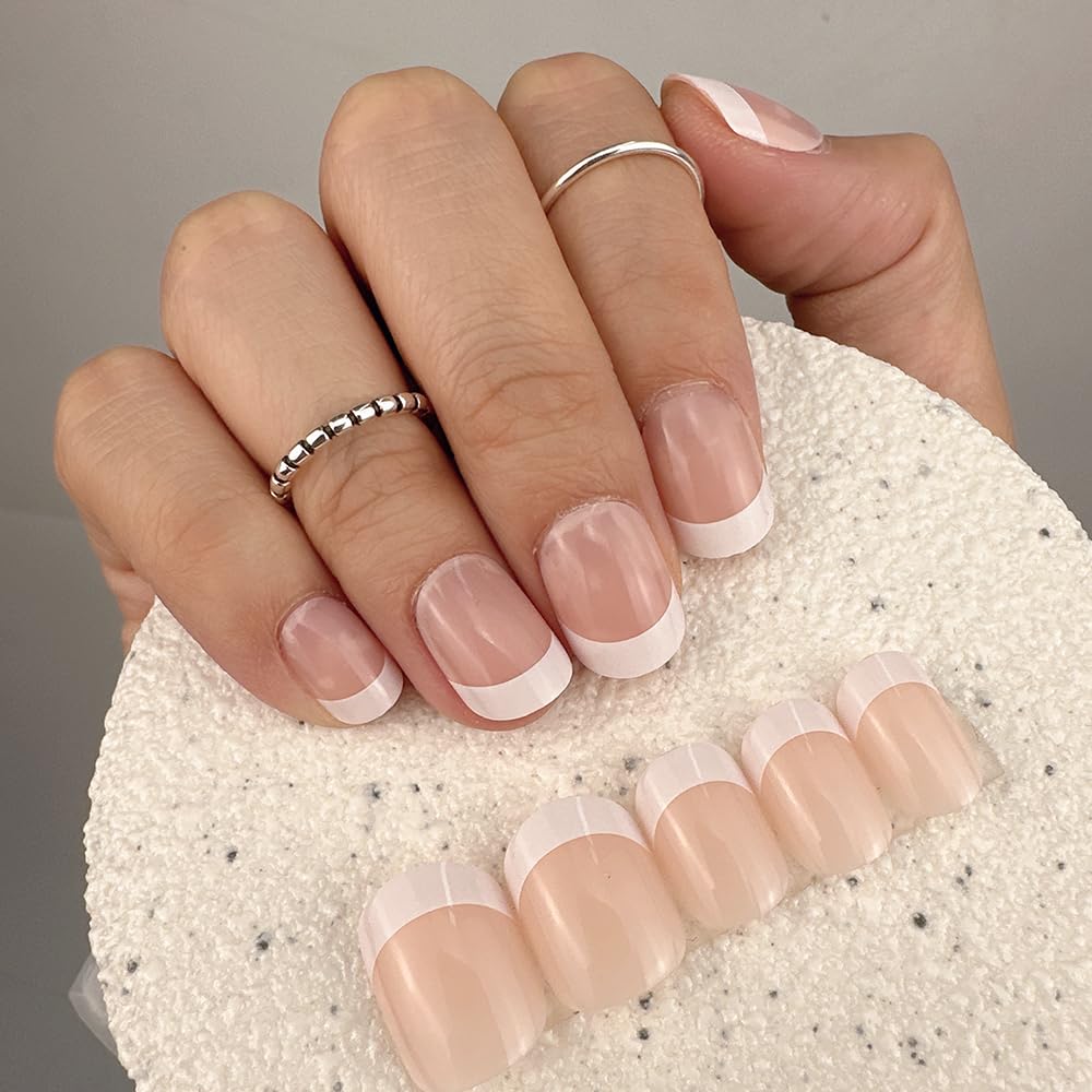 Curvlife Uñas Encaje Natural, corte sin presión para comodidad diaria.