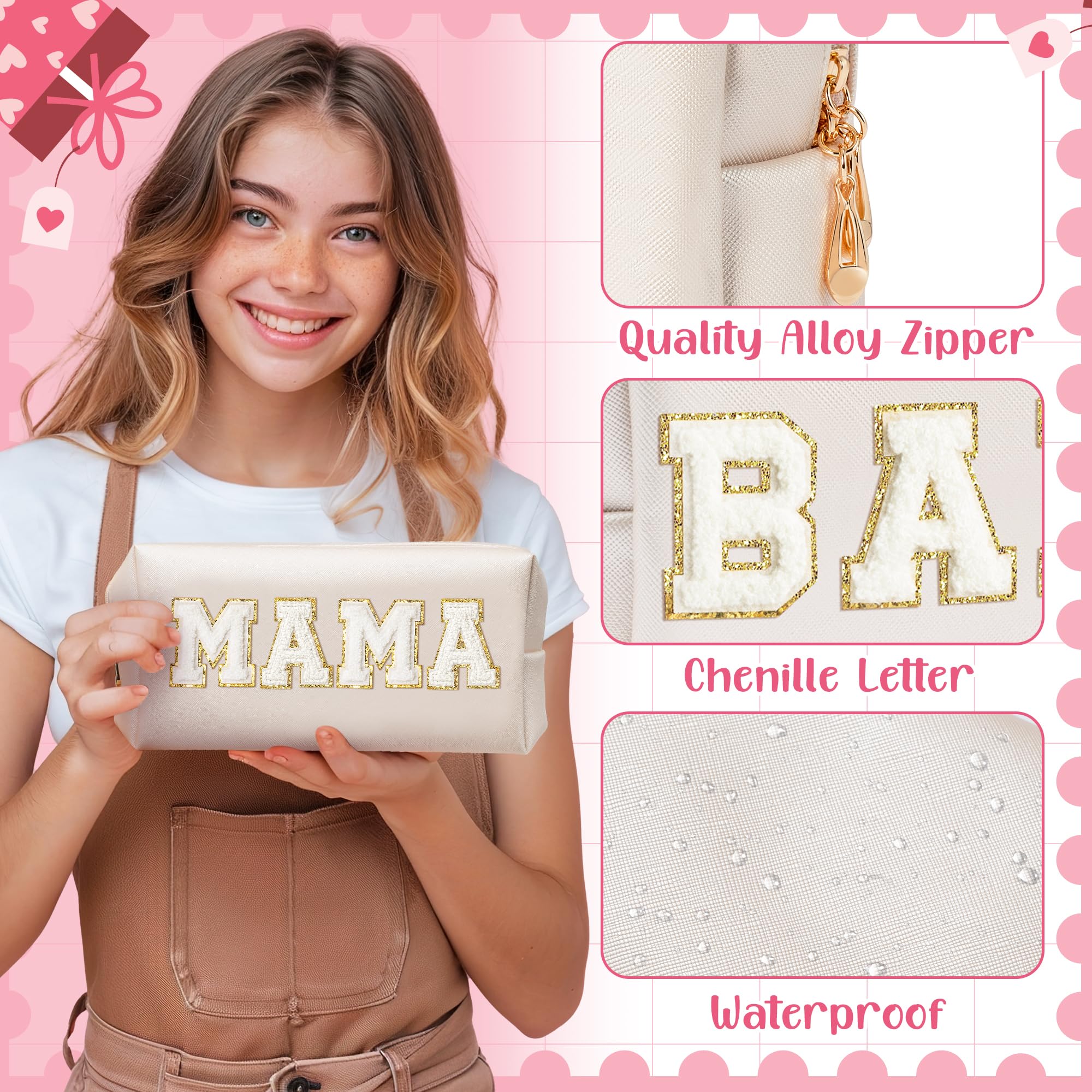 CY2SIDE bolsa de maquillaje de PU impermeable, protege tus esenciales frente a derrames.