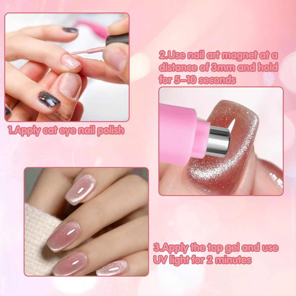 CYUXING imán de uñas, opción DIY para manicuras creativas