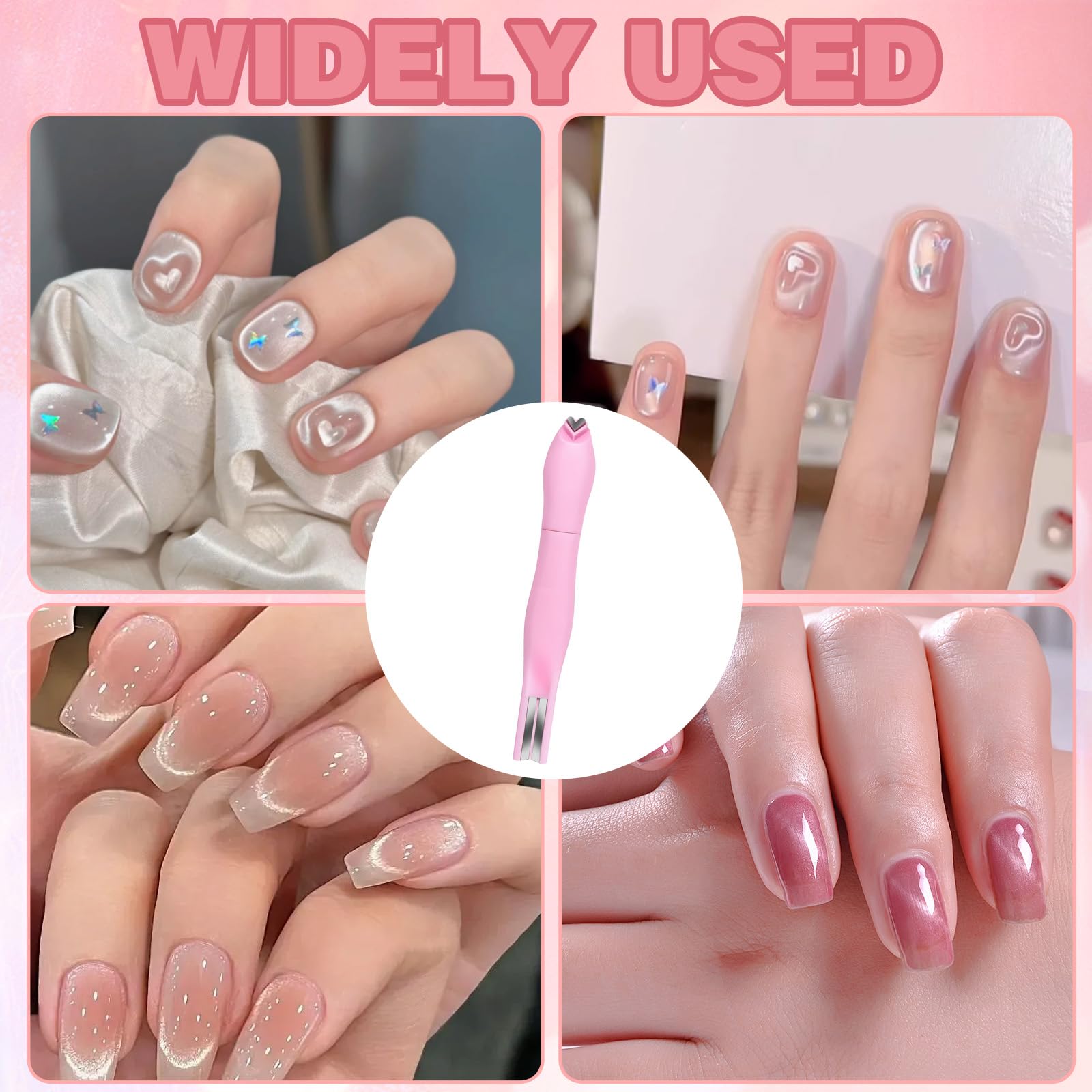 CYUXING imán de uñas en estuche compacto, ideal como regalo