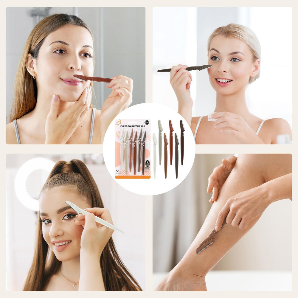Corte preciso para cejas y rostro con protección para la piel.