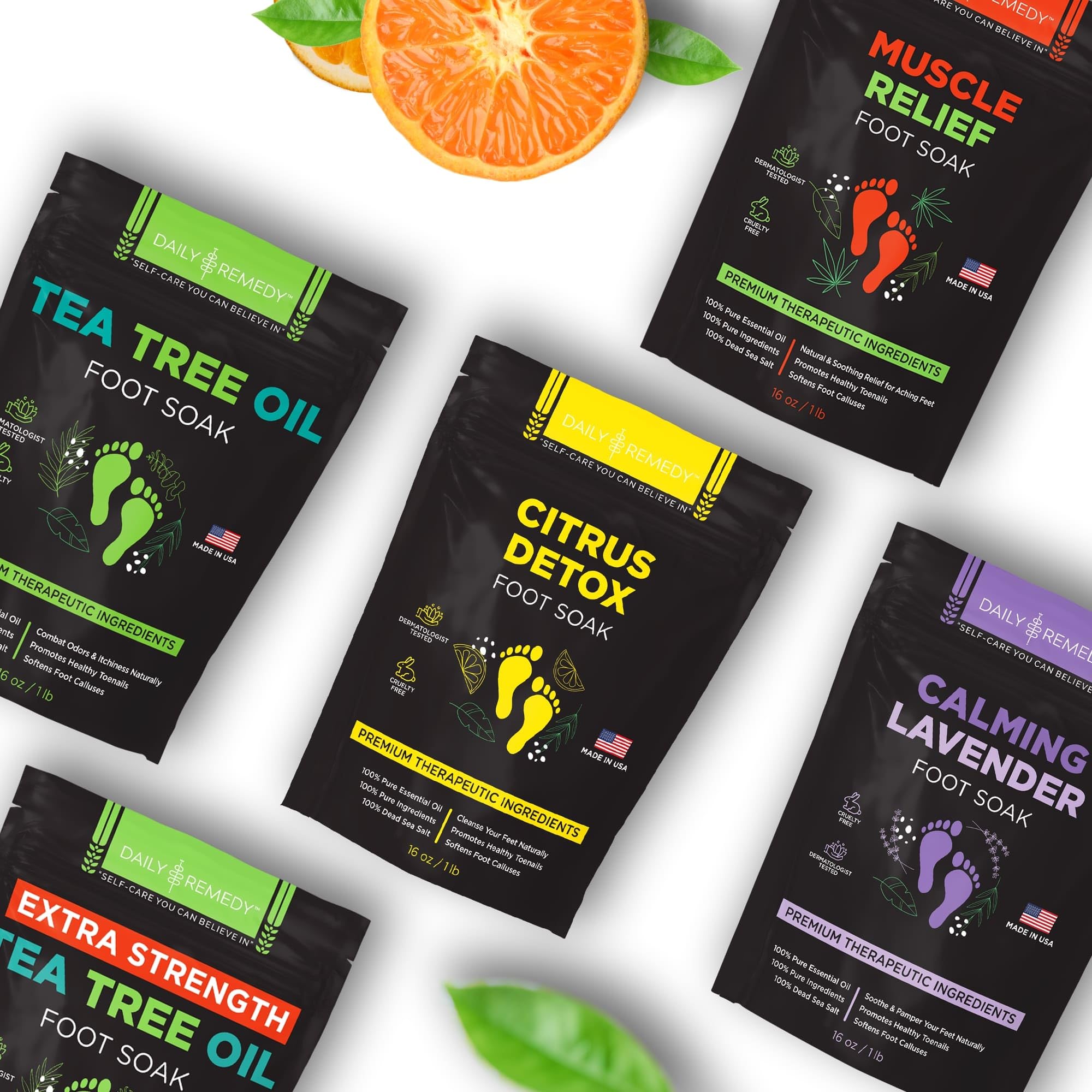 Daily Remedy Citrus Detox Foot Soak, piel hidratada tras el soak de pies