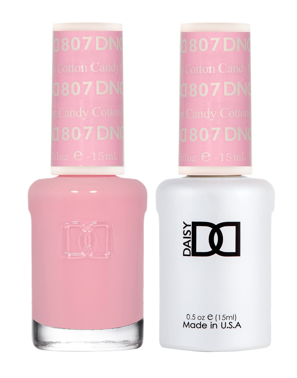 DAISY DND Esmalte gel tono rosa chicle en botella, acabado intenso y duradero.