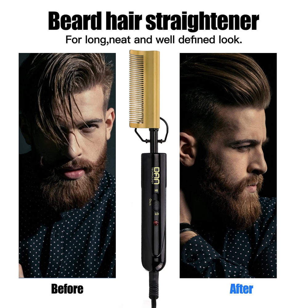 Apto para cabello natural negro, rizado y liso con DAN Technology.