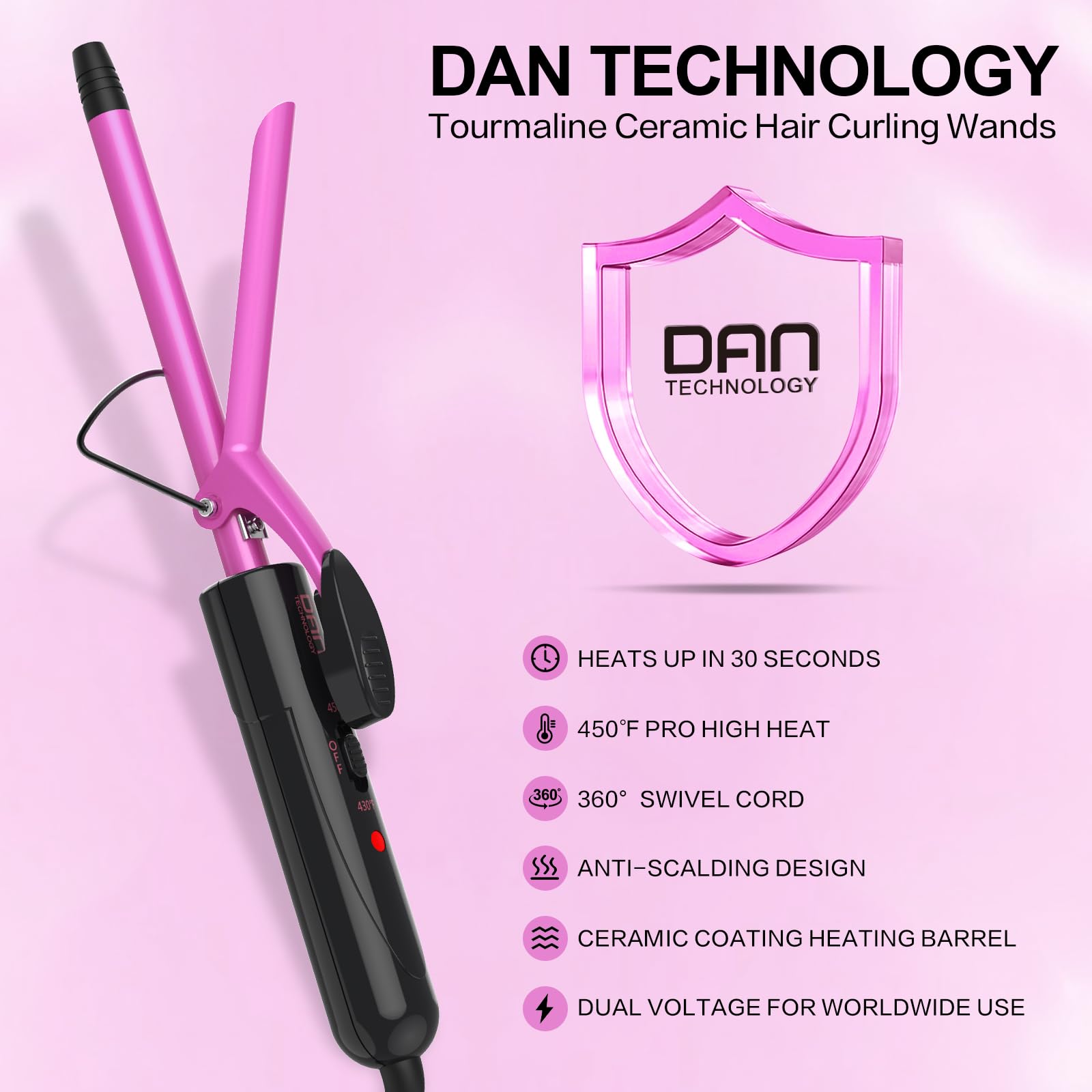 DAN Technology rizos definidos y brillo con recubrimiento cerámico