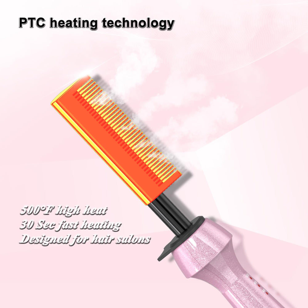 DAN Technology tecnología PTC, calentador rápido para peinado eficiente.