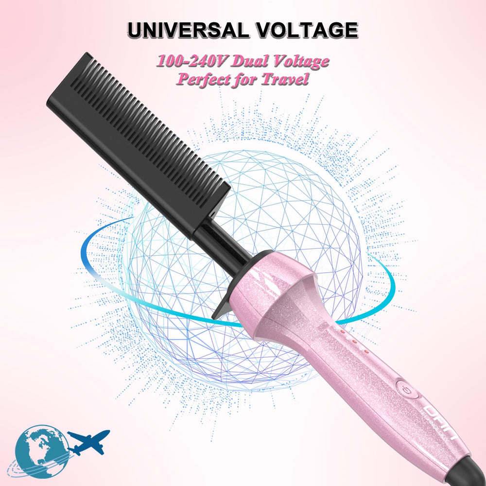 DAN Technology voltaje dual, ideal para viajes y uso internacional.