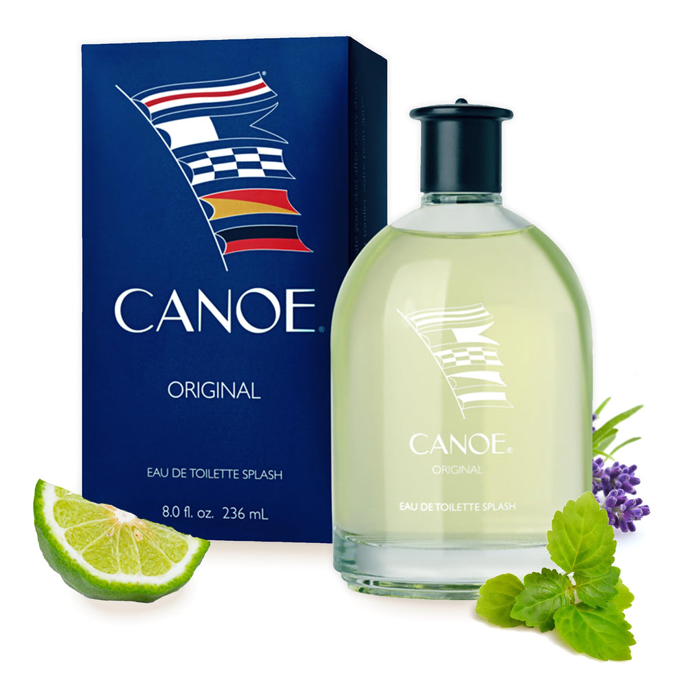 Dana Canoe: frasco de eau de toilette para uso diario y deportivo.