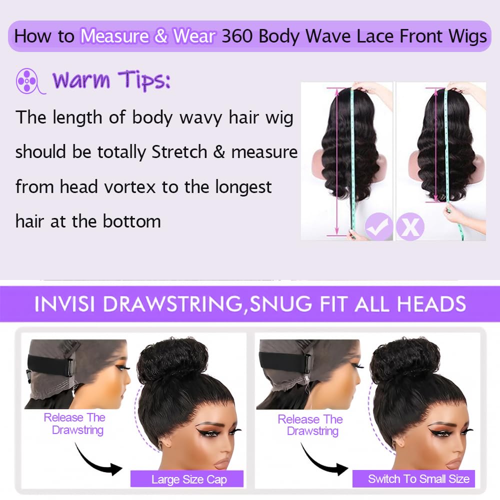 daparo Glueless wig with adjustable elastic band for quick, comfortable wear.