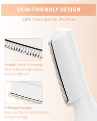 Dapsang afilador facial preciso con cuchilla lavable para uso cómodo.
