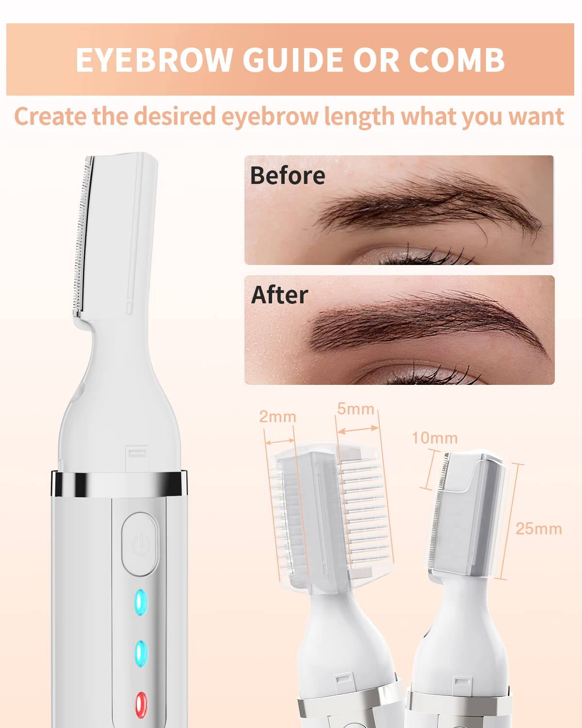 Dapsang cuchilla enjuagable para limpieza rápida tras grooming.