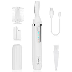 Dapsang recortador de cejas con luz LED para un afeitado preciso.