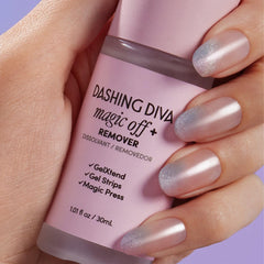 Dashing Diva Magic Off+ Remover, aplicación fácil para uñas postizas