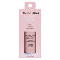 Dashing Diva Magic Off+ Remover con niacinamida fortalece las uñas durante la retirada