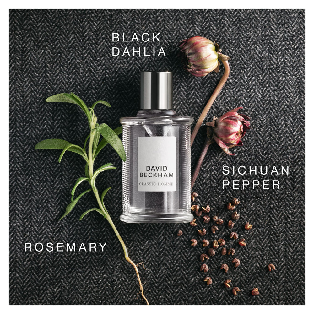 David Beckham Classic Homme, notas cálidas y especiadas para noches o salidas