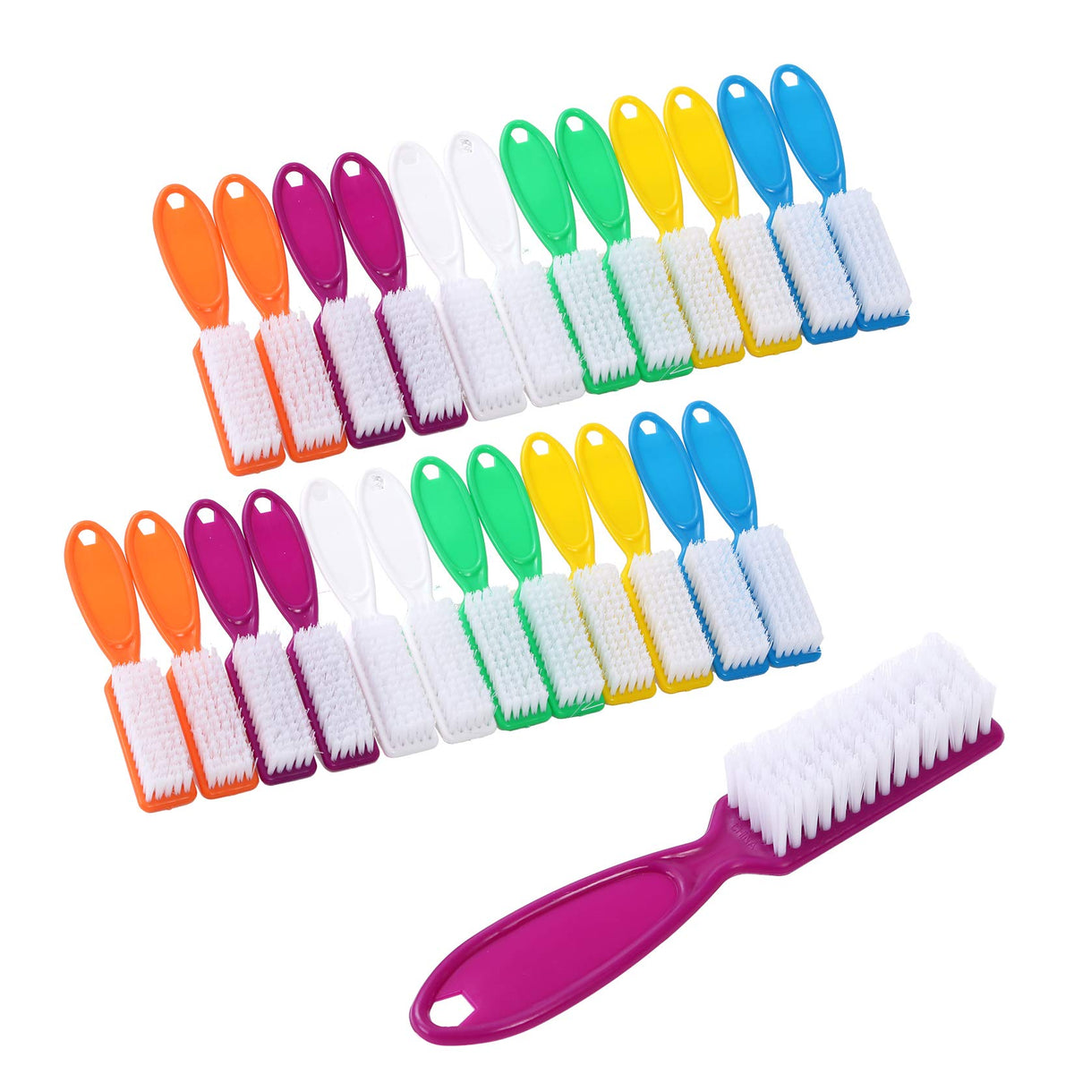 DAYGOS cepillo uñas con mango largo para limpieza suave y precisa.