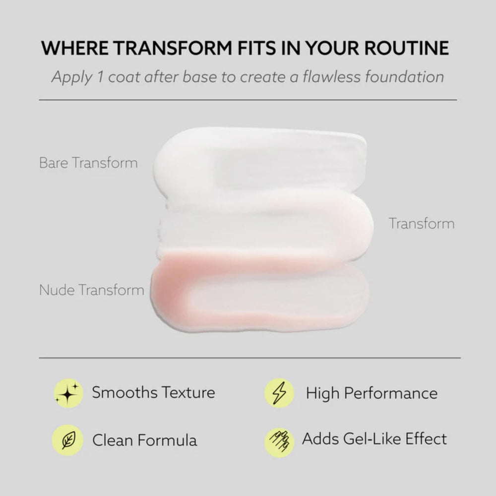 Dazzle Dry Bare Transform Ridge Filler protege uñas al integrarse al sistema de cuatro pasos.