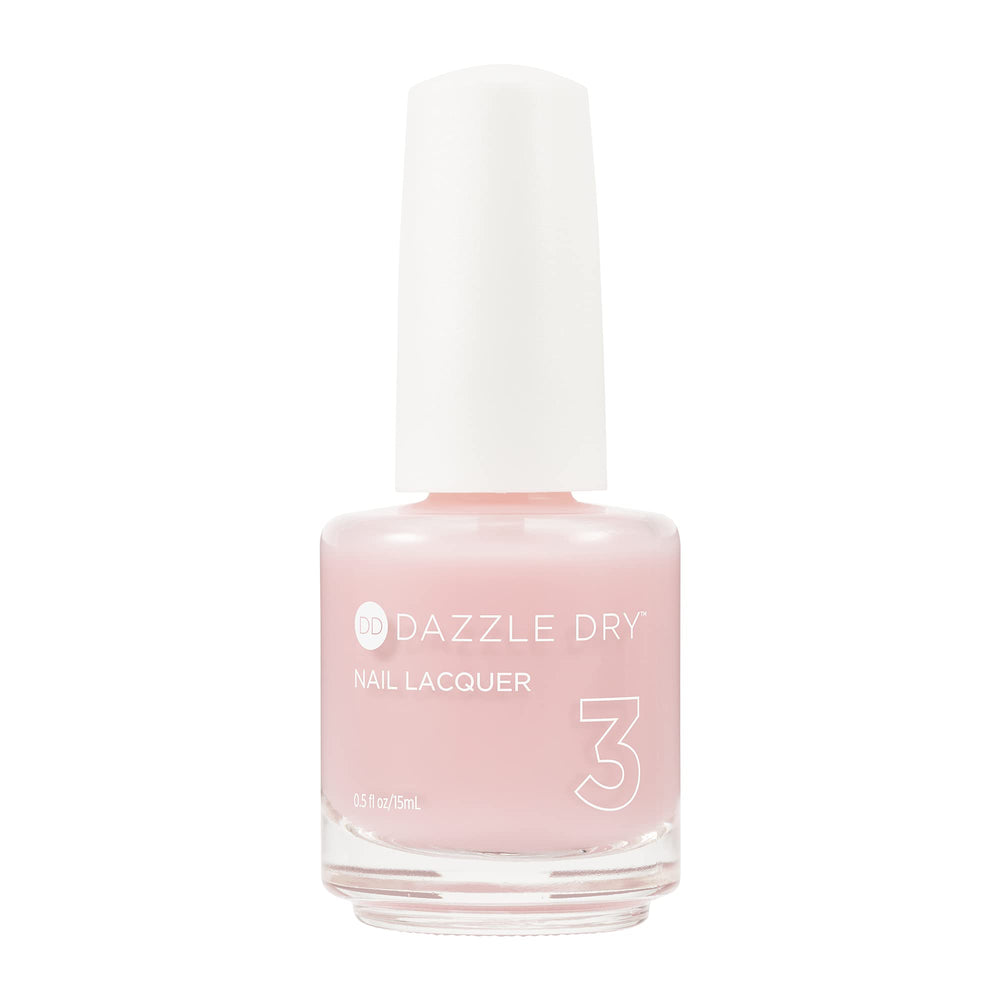 Dazzle Dry Peacefully Me: botella rosa pálido para manicura diaria.