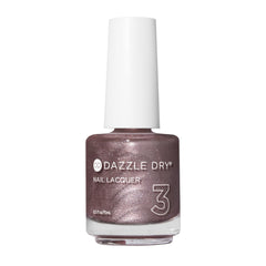 Dazzle Dry Out N' About rosa-oro metalico, acabado duradero.