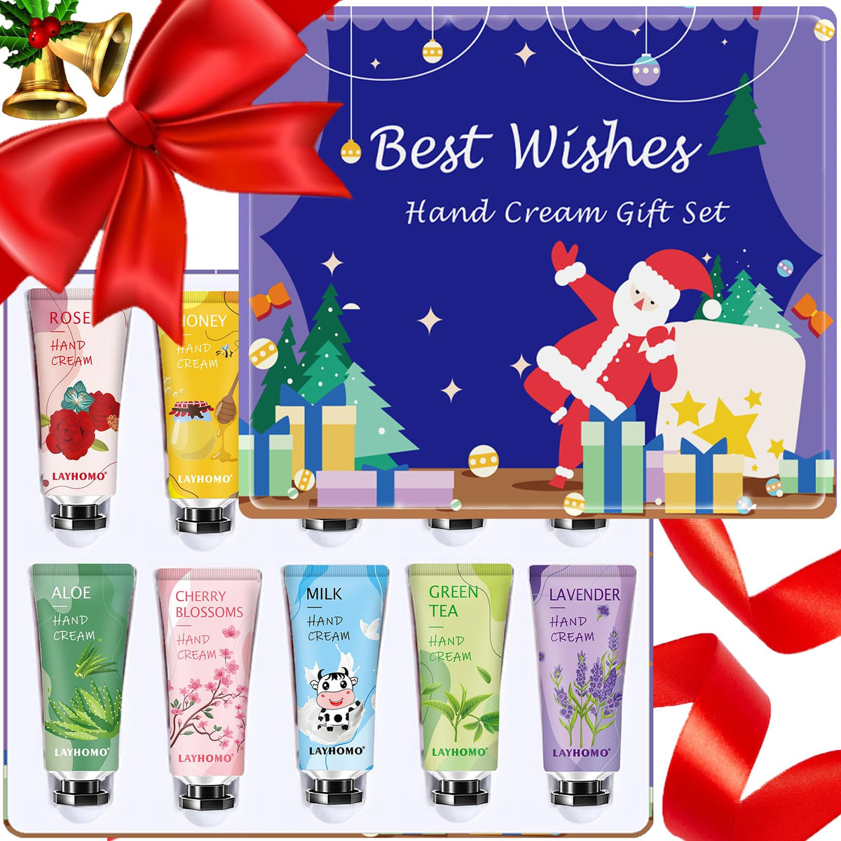 DBEAUTYM set manos diez fragancias, regalo perfecto para el cuidado diario de manos.