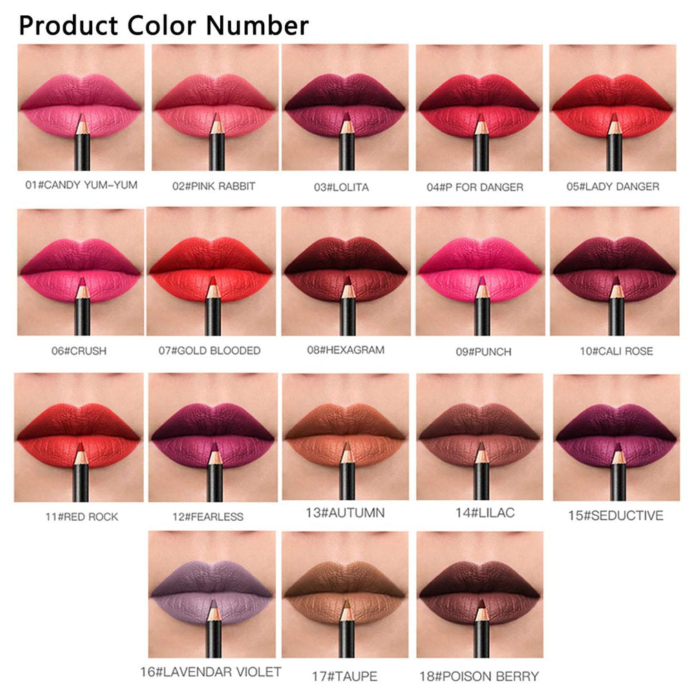 DC-BEAUTIFUL delineadores labiales 2-en-1 que también funcionan como eyeliner