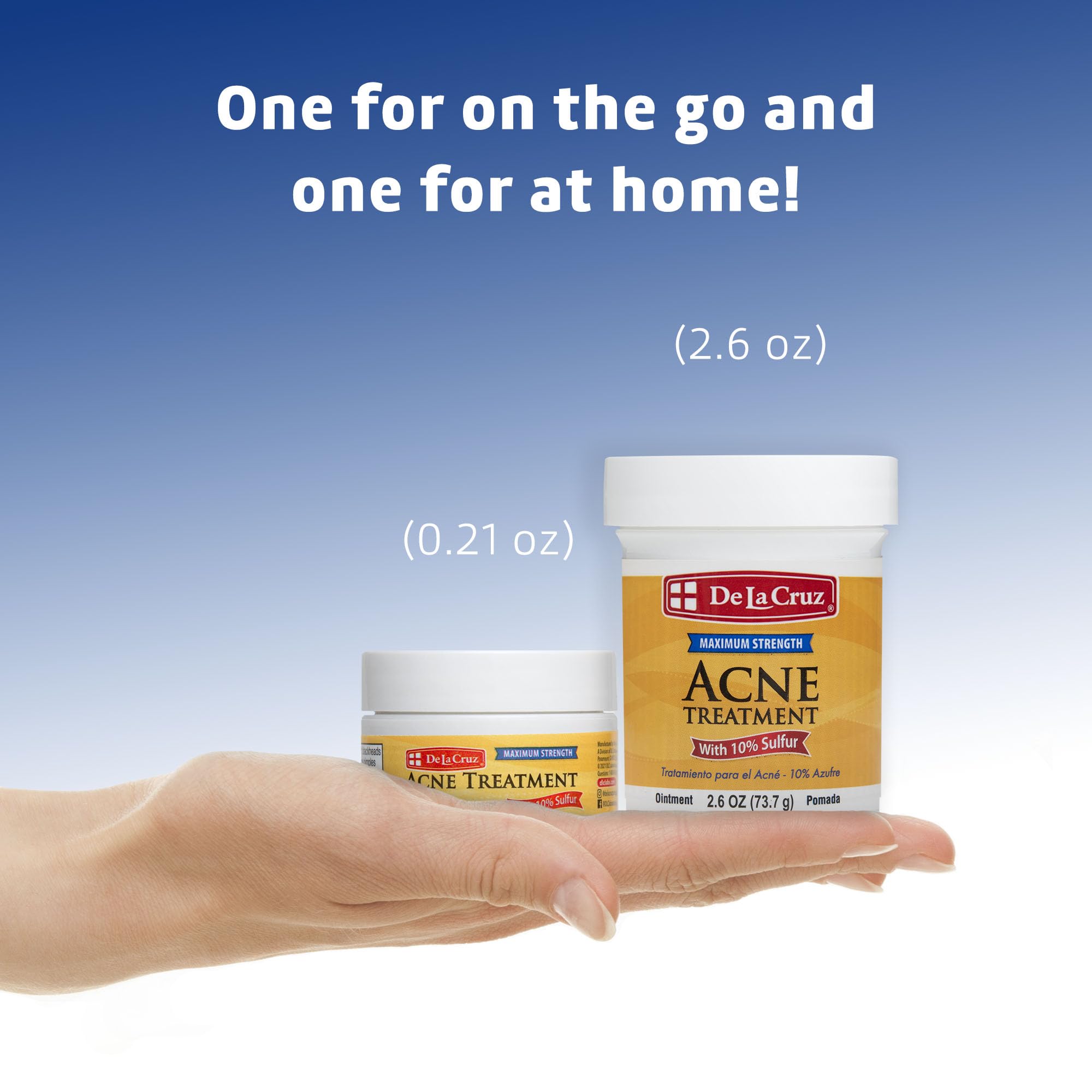 De La Cruz Sulfur Ointment sin fragancia para piel sensible.