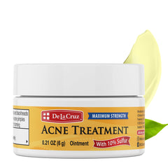 De La Cruz Sulfur Ointment 6 g, tamaño viaje, cuidado práctico en viaje.