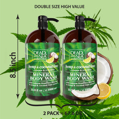 Dead Sea Collection dos botellas pack, comodidad para la rutina diaria