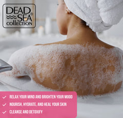 Dead Sea Collection, sales del Mar Muerto, ayuda a hidratar la piel.
