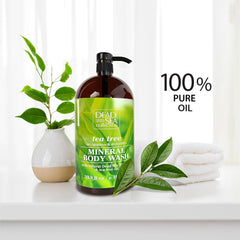 Dead Sea Collection Tea Tree Body Wash espuma cremosa que limpia