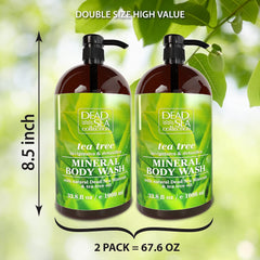 Dead Sea Collection Tea Tree Body Wash dispensador para uso cómodo