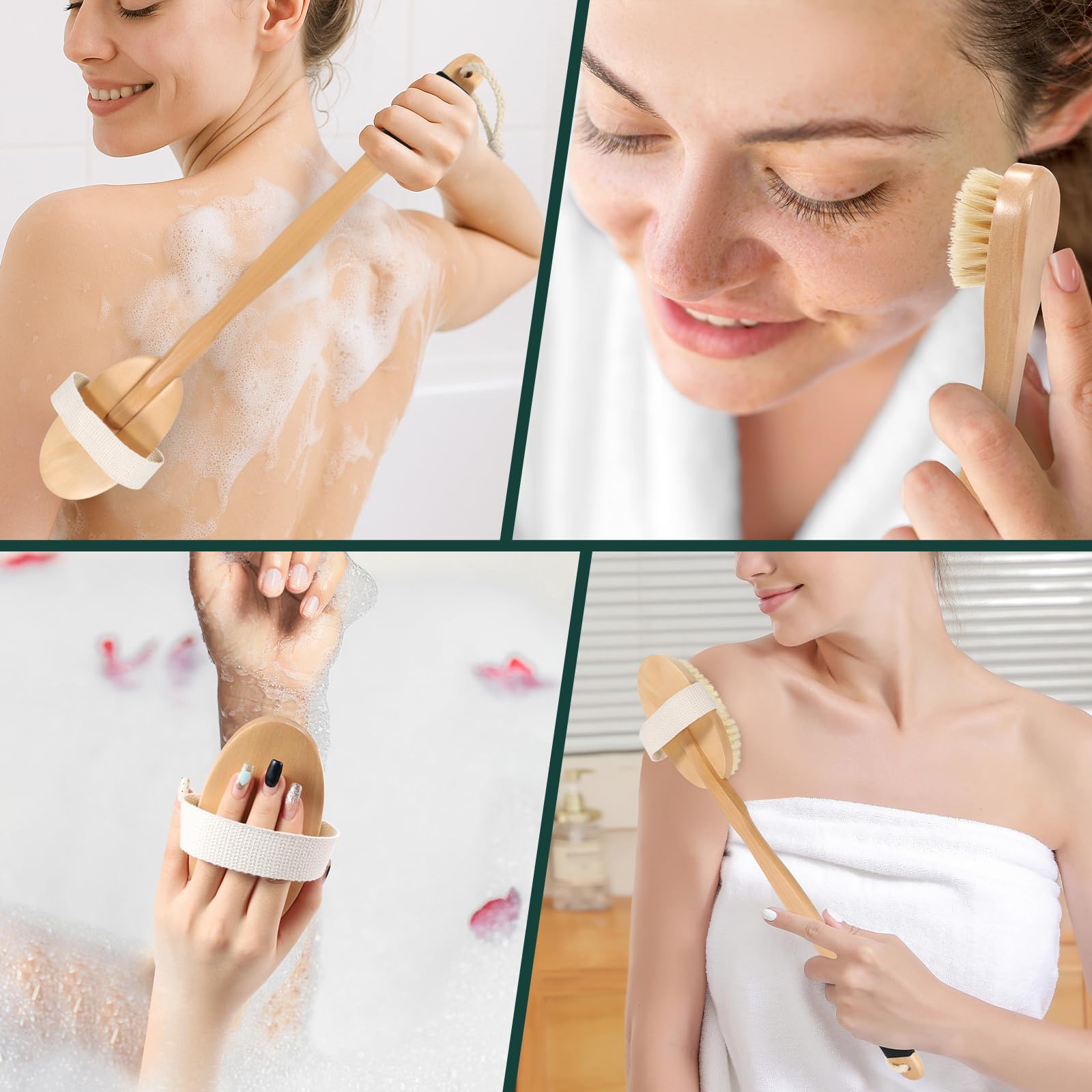 DEBETOOL uso húmedo en la ducha con jabón exfolia