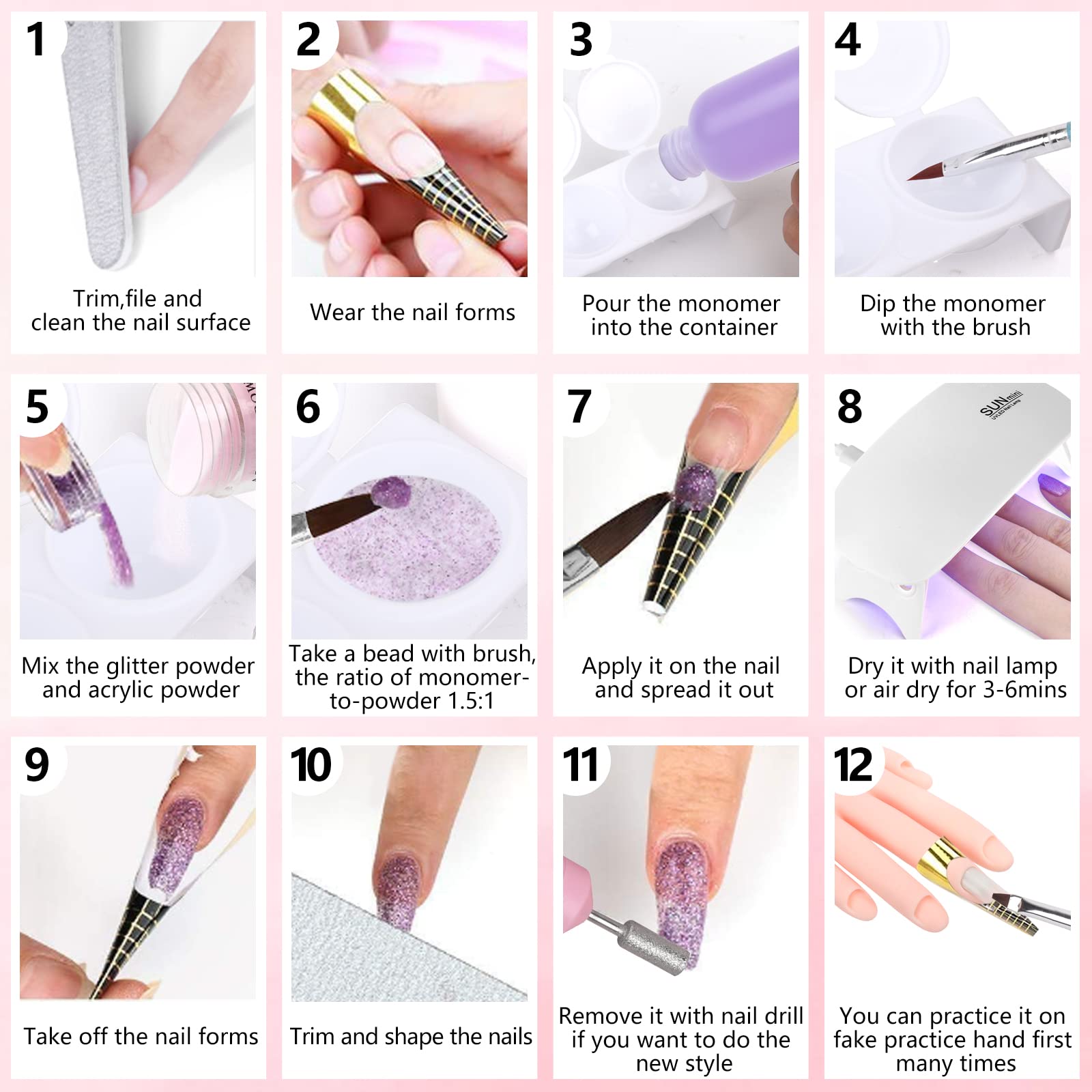 Tips franceses Deciniee para estilos elegantes y terminaciones limpias.