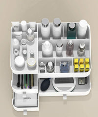 Decorcode organizador muestra sus dimensiones para colocar en la superficie del tocador