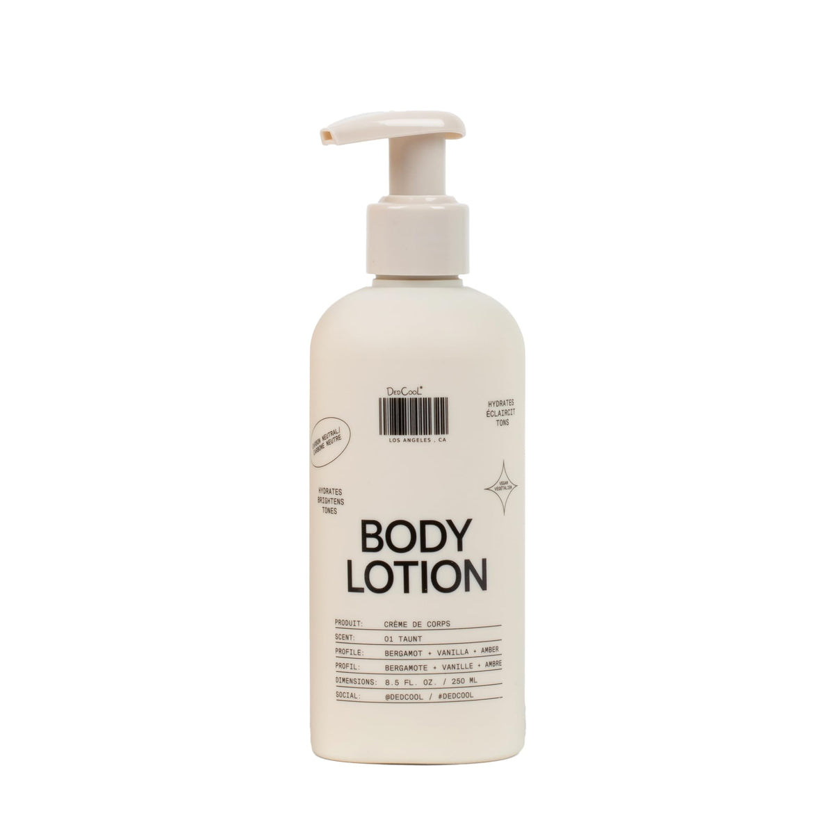 DedCool Taunt loción corporal en botella, aroma seductor para tu rutina diaria.