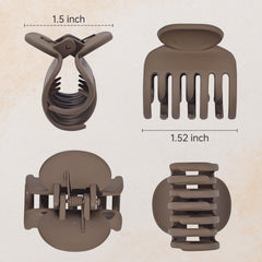 DEEKA clip de 1,6 pulgadas para recogidos fáciles.