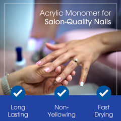 DeEnti Nomma Plus bottle side view emphasizes quick-dry performance in salons.
