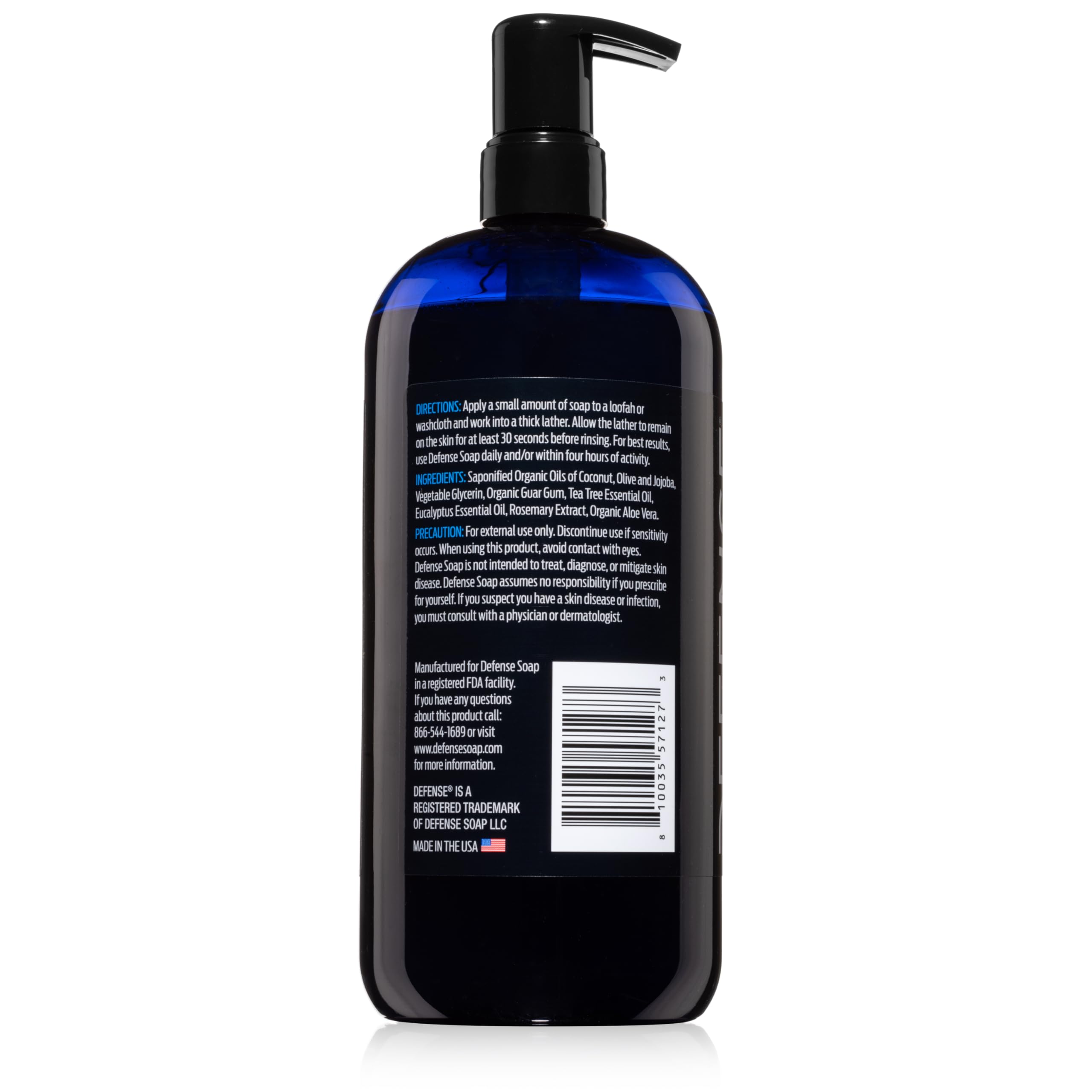 Defense Soap Arbol de Té Gel de Ducha: apto para piel sensible y uso diario tras entrenar.