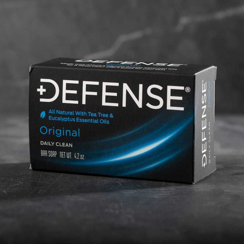 Defense Soap producto: enjuague fácil y rápido deja la piel limpia.