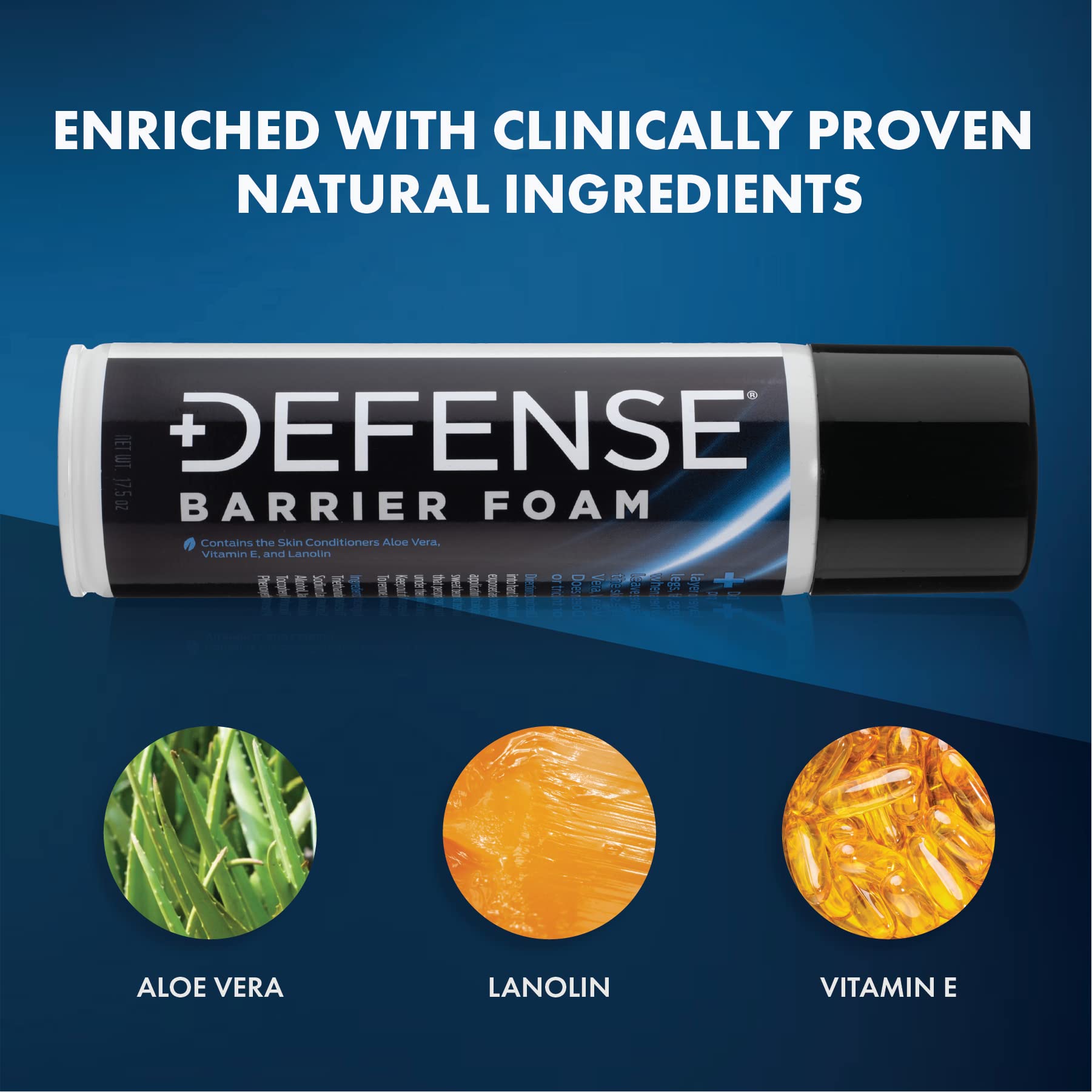 Defense Soap Barrier Foam: textura cremosa para uso rápido tras entrenamientos.