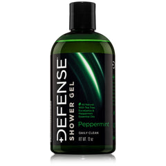 Defense Soap gel de ducha menta-arbol-te: limpieza vigorizante para la piel tras entrenar.