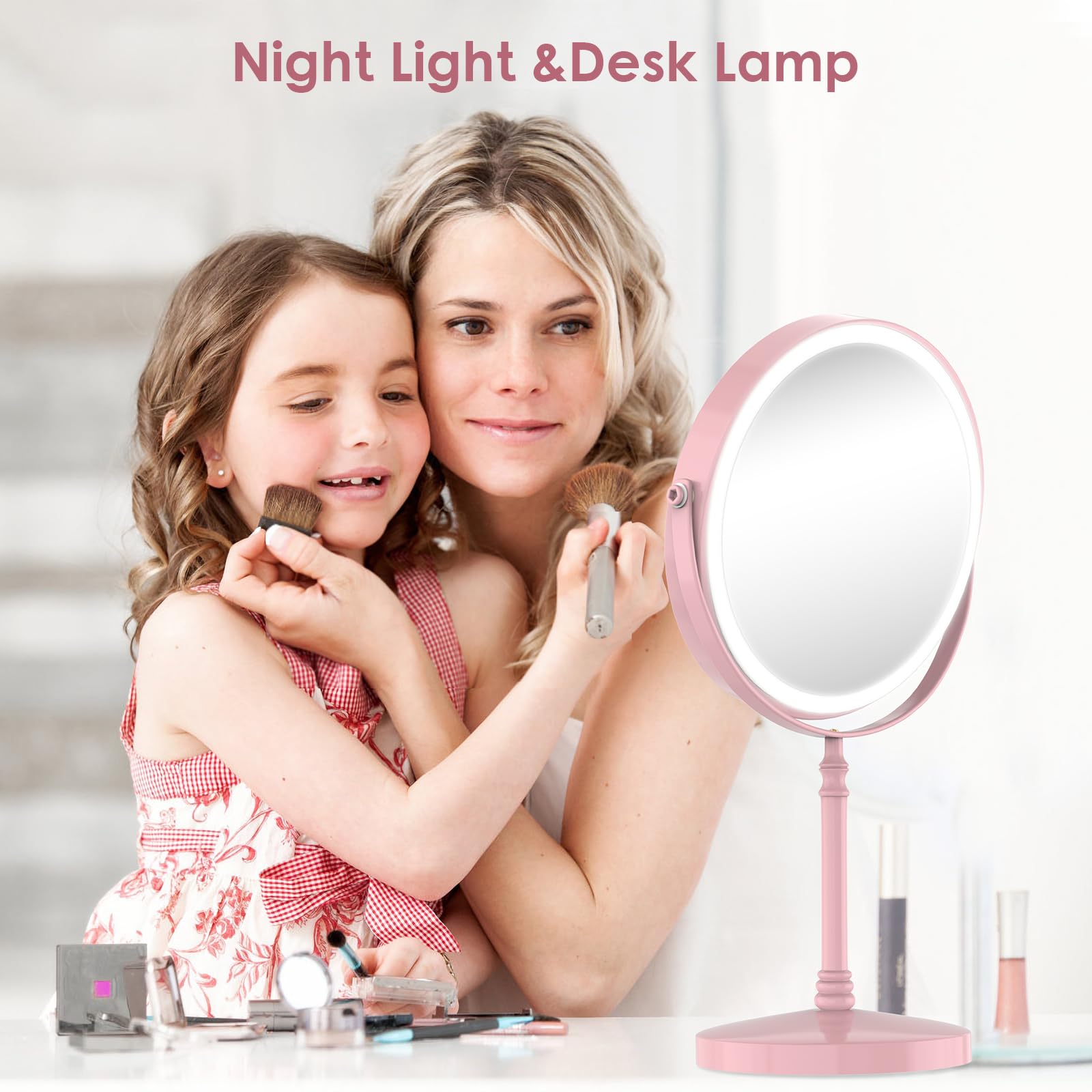DEIOVWXS espejo maquillaje iluminado regalo perfecto para ocasiones