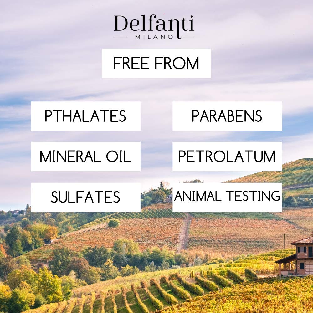 Delfanti-Milano embalaje dúo anti-edad: presentación elegante y práctica.