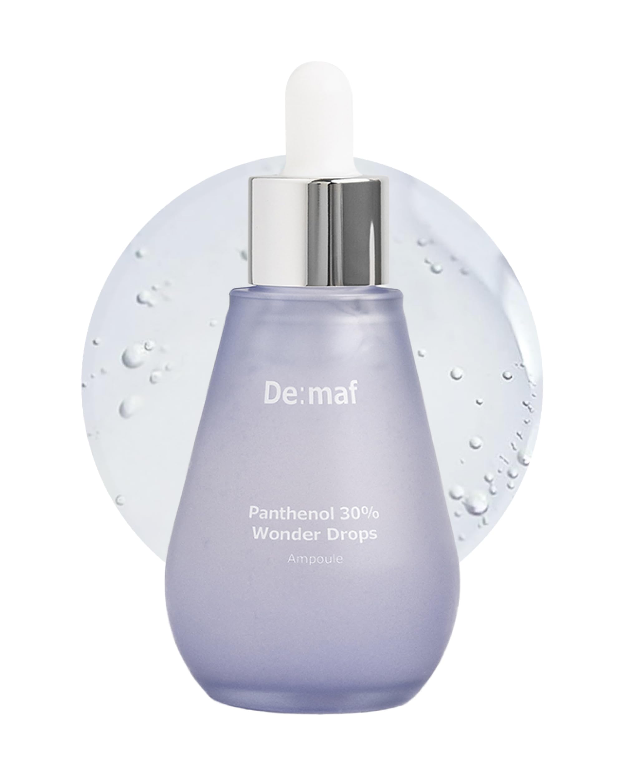 De:maf Panthenol 30% Wonder Drops, gotas-bote para alivio inmediato y brillo natural.